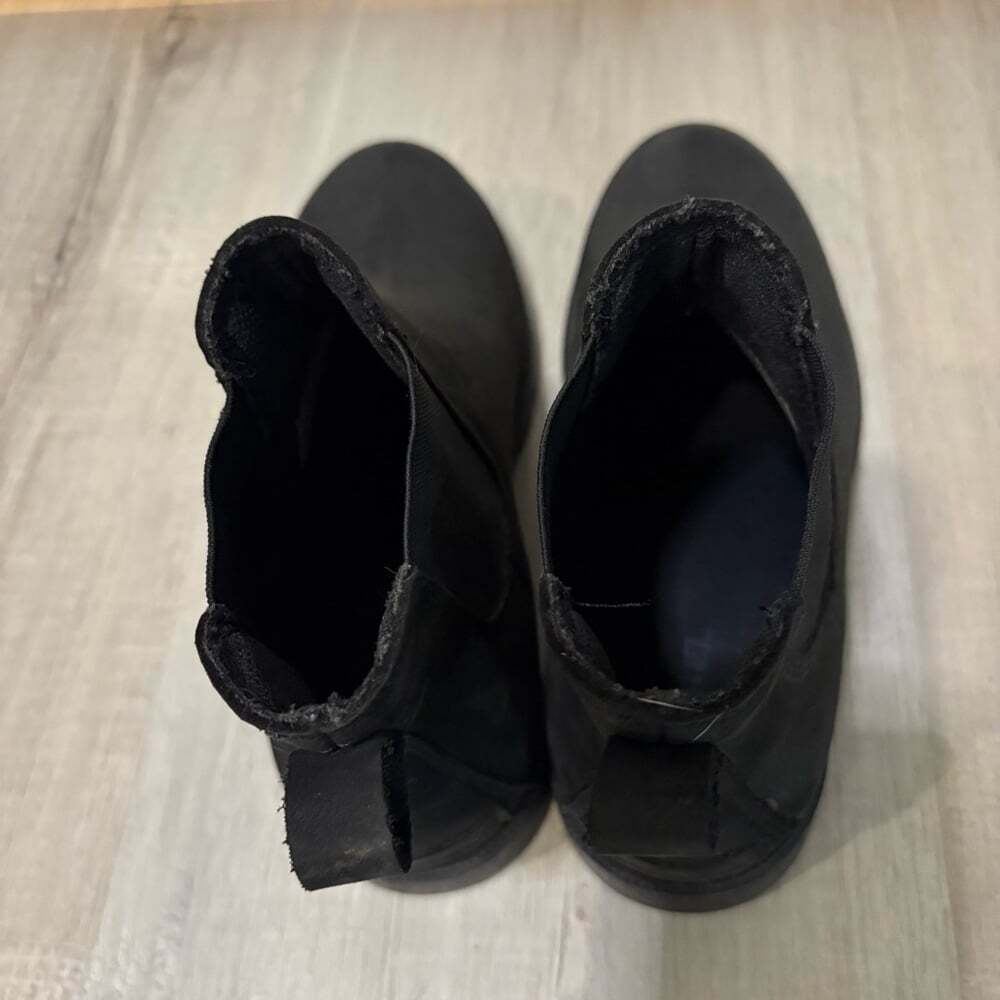 SOREL Ainsley Chelsea Black Waterproof Leather Ankle Winter Boot Size 6 Women's - Picture 5 of 8